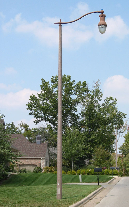 pedestrian light poles