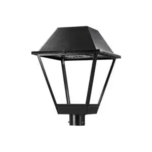 The K601D Coach is a lantern style post top. This fixture is also Dark Sky friendly.