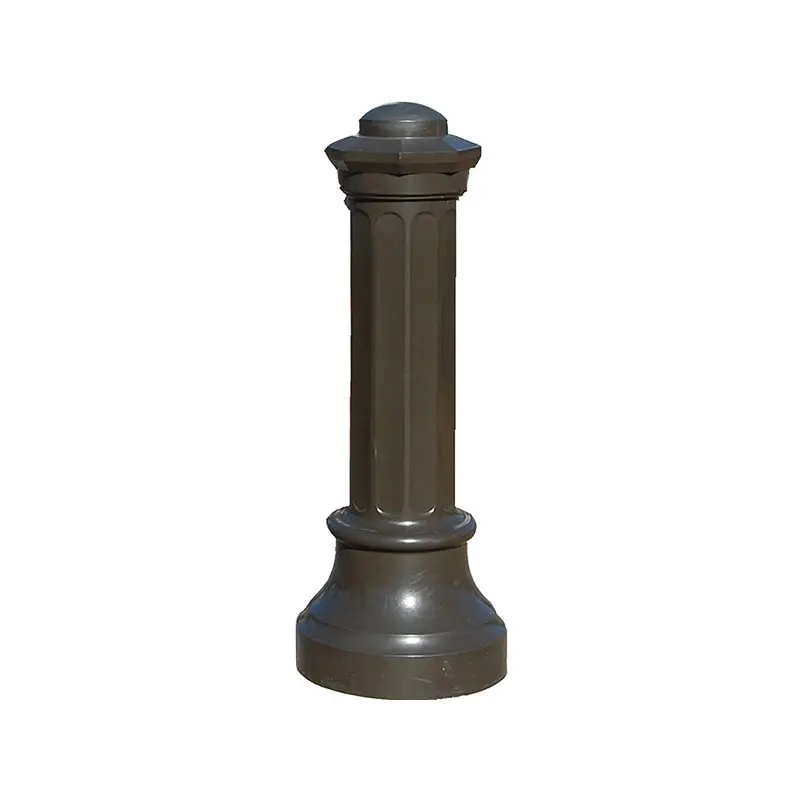 As a member of the Traditional family, this metal bollard is available in a variety of different powder coat colors and in both 'lit' and 'non-lit' options.