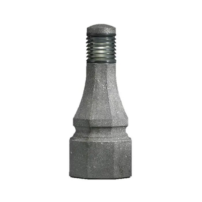 As a member of the Belmont family, this concrete bollard is available in a variety of different décor colors and in both 'lit' and 'non-lit' options.
