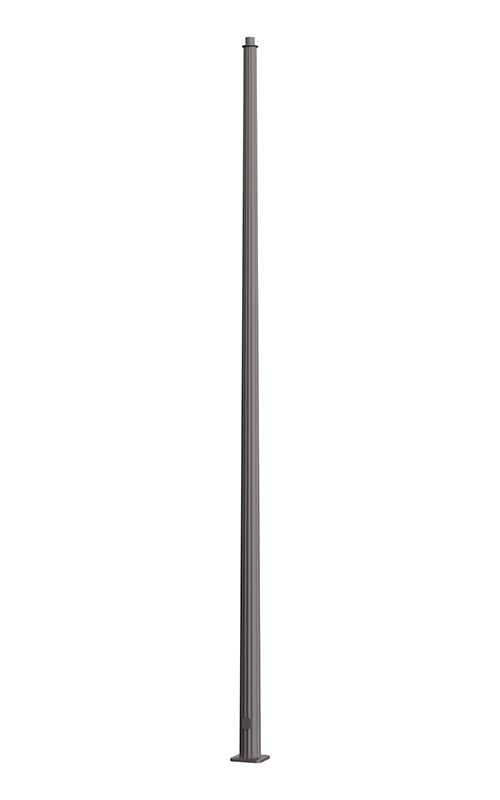 A roadway metal pole made from steel with a fluted tapered cross section and available in heights ranging from 19’ – 28’.