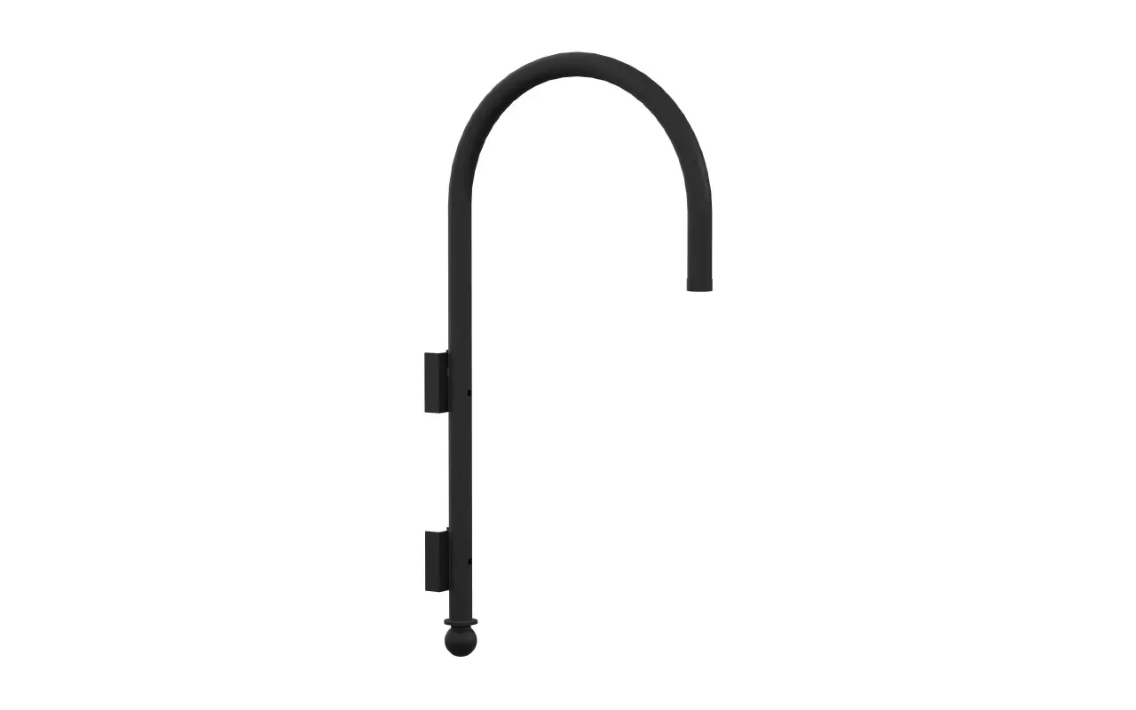 King Luminaire's KA15 Bishop’s Crook is a decorative arm featuring a classic and functional design. Available in side, tenon, or wall mount, and single or double arm configurations, the KA15 provides a simple look when space is limited.