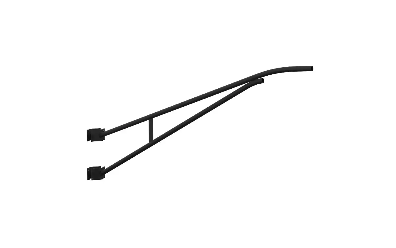 King Luminaire's KA190 Truss is a street light arm designed with fine, curved lines. Available in single or double arm configurations, the KA190 is the ideal solution for a simplistic project.