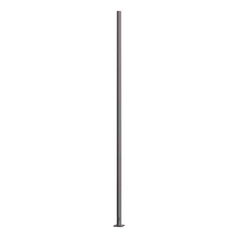 A pedestrian metal pole made from aluminum with a round non-tapered cross section and available in heights ranging from 10’ – 18’.