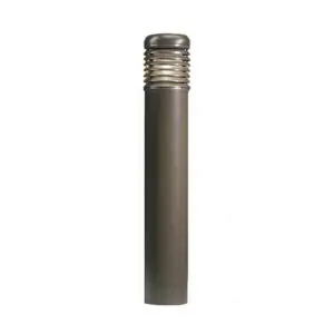 This Silhouette style bollard is made from aluminum materials and comes in a round cross section. Available is a variety of different powder coat colors and in both 'lit' and 'non-lit' options.