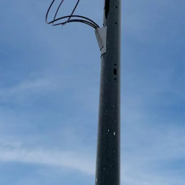 Case Study - City of Keosauqua One of many spun concrete utility poles installed in the city of Keosauqua, Iowa.