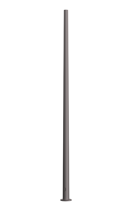 A roadway metal pole made from aluminum with a round tapered cross section and available in heights ranging from 19' - 28'.