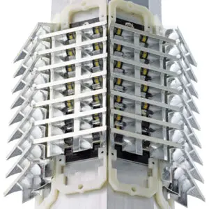 King Luminaire's B3 Baffled Array LED optical system. This engine is compatible with select fixtures.