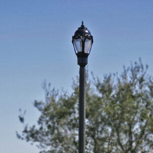 A K134 York fixture atop a Washington pole.