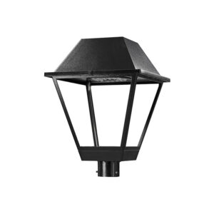 The K601D is a lantern style post top. This fixture is also Dark Sky friendly.