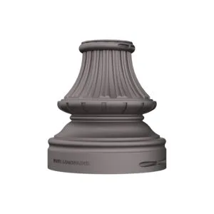 The KSB16 Florentine Sr. is a decorative split base made of aluminum and compatible with either round or fluted aluminum or steel shaft.