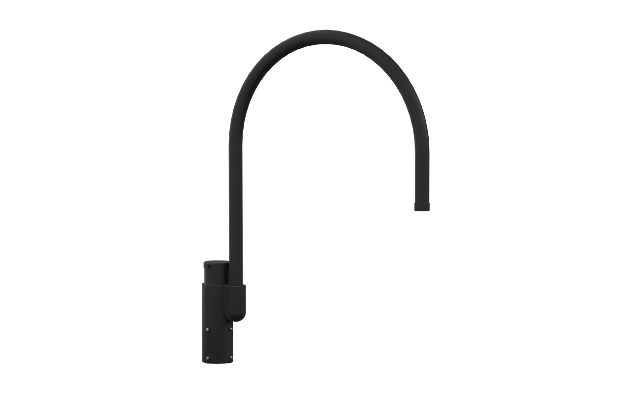 King Luminaire's KA13 Wisconsin is a decorative arm with a unique design and minimal details. Available in single or double mounting arm configurations, the KA13 provides a simple solution to any street lighting project.