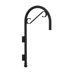 King Luminaire's KA18 Bishop’s Crook with Decorative Scroll is a decorative arm available in a single or double mounting arm configurations and multiple powder coat solutions.