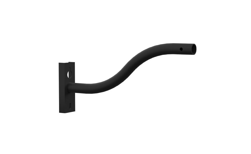 King Luminaire's KA42 Irvine is a decorative arm featuring sleek, curved lines. Available in single or double arm configurations, the KA42 is an ideal solution for those seeking a clean, yet simple look.