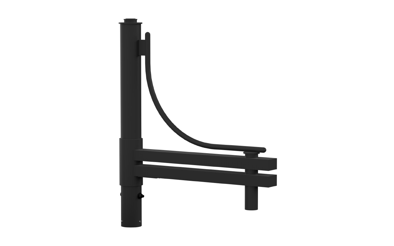 King Luminaire's KA55 Marina 5 is a decorative arm designed with modern lines and minimal detail. Available in a single arm configuration, the KA55 provides an ideal solution for those seeking a contemporary look.