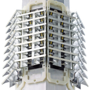 King Luminaire's B3 Baffled Array LED optical system. This engine is compatible with select fixtures.
