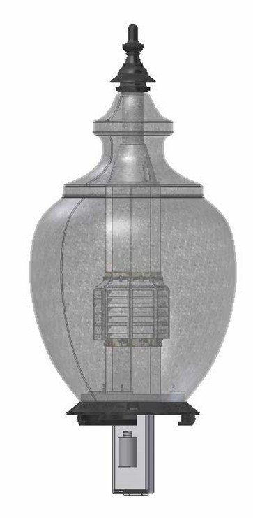 Globe with Engine and Driver Removed From Capital