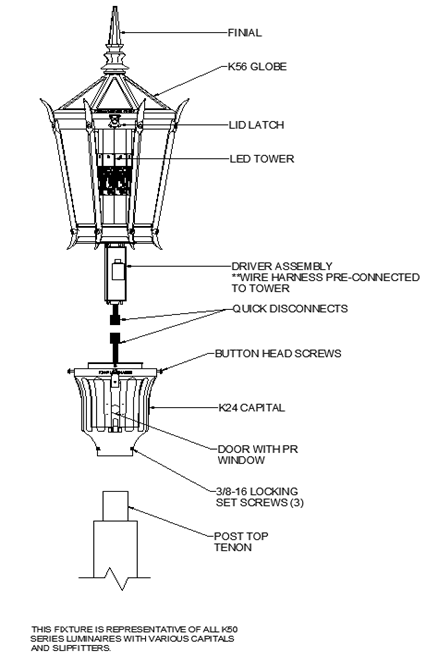 K50 Series_Post Top_Label